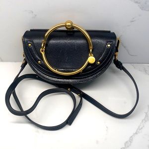 Dark Navy Chloe Small Bracelet Minaudiere Bag
